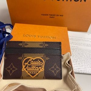 NEW! Authentic LV Nigo Card Holder